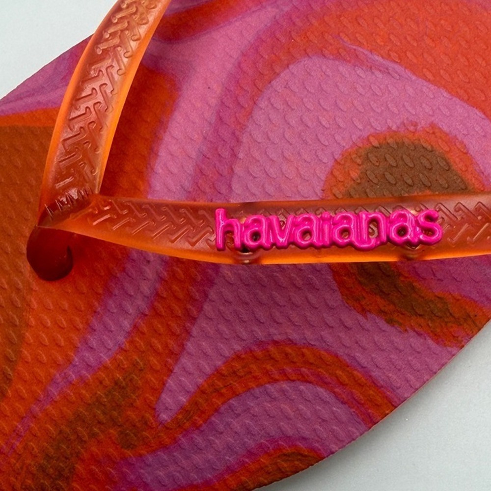 SQPR0010 W's 7/8 Havaianas Square Aqua Marble (jelly straps) flip flops sandals
